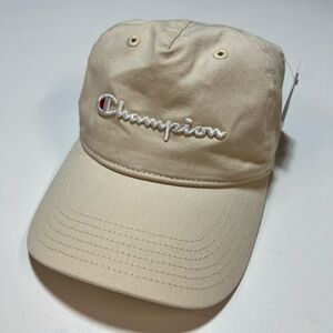 Champion Khaki Cap with Embroidered Logo